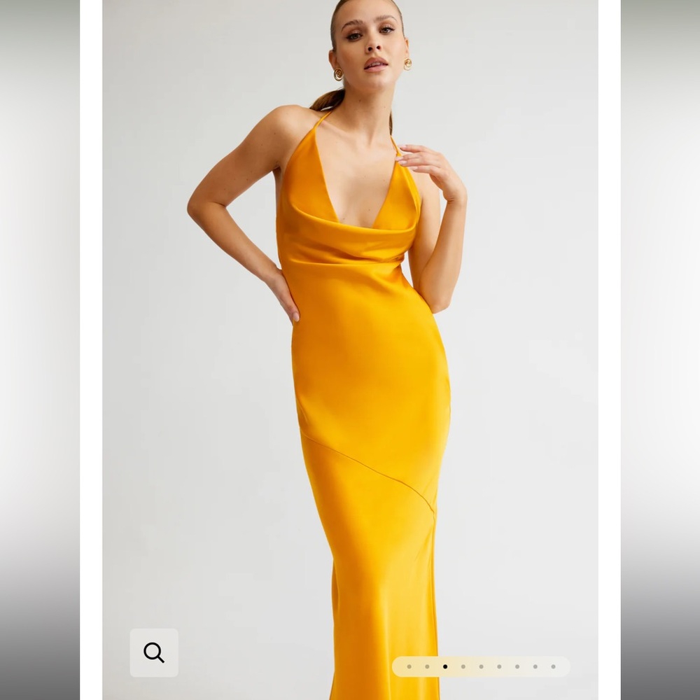STUDIO LEXI FREYA DRESS - SAFFRON - Picture 3 of 4